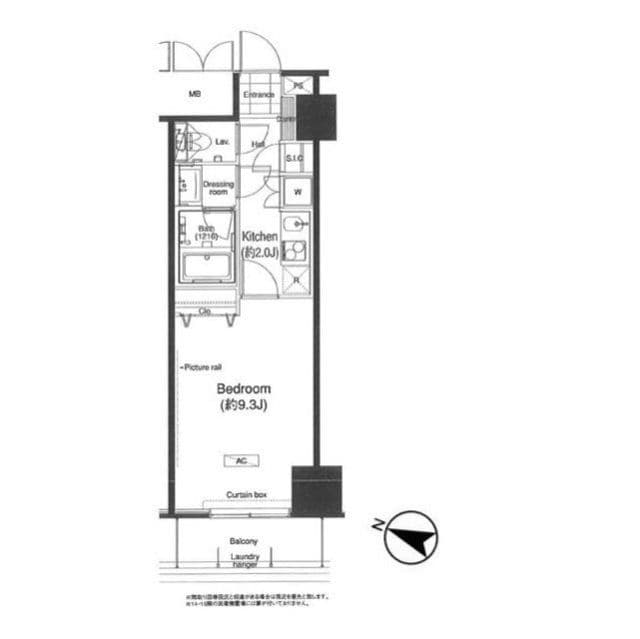 グランハイツ高田馬場 1522 間取り図