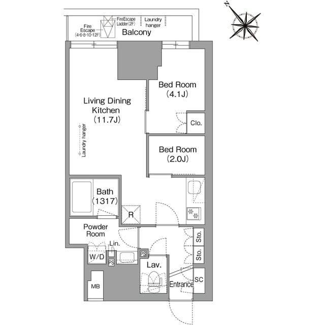 コンフォリア・リヴ東池袋 0302