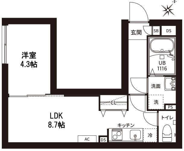 レピュア曙橋駅前レジデンス 203