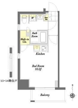 プライムメゾン蔵前 1301