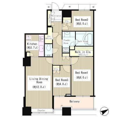 芝浦アイランド グローヴタワー 3213