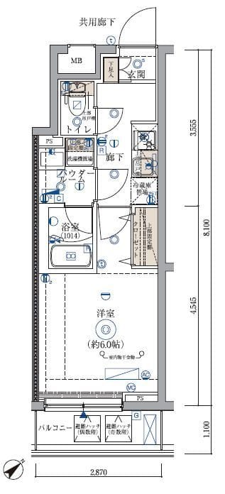 ARCOBALENO KIKUNA 0202 間取り図