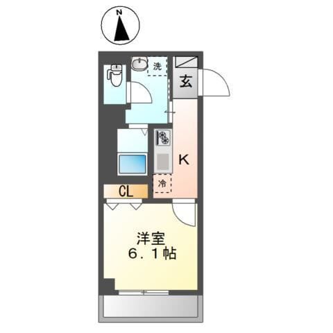 Glanz Court -グランツコート- 402 間取り図