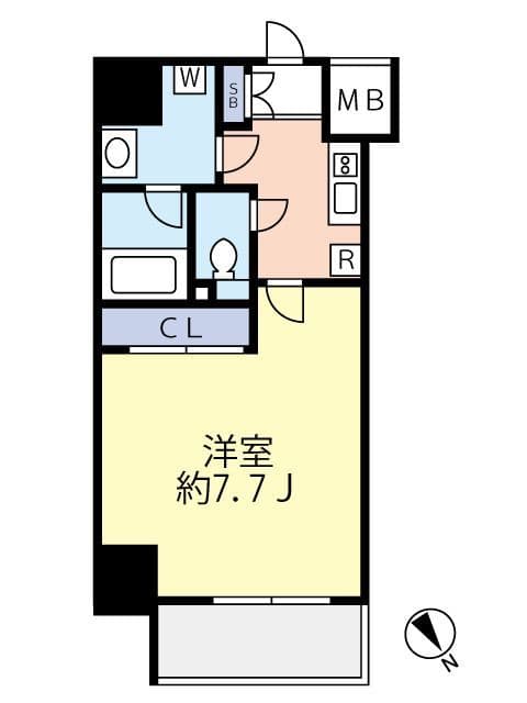 パークウェル三ノ輪駅前 0802 間取り図