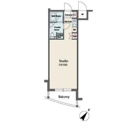 MFPR代々木タワー 903 間取り図
