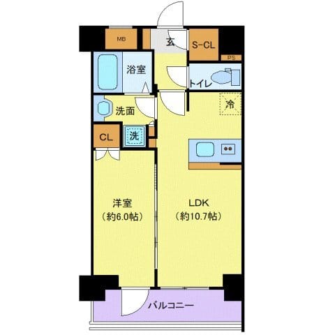 プレサンスブルーム浅草North 510