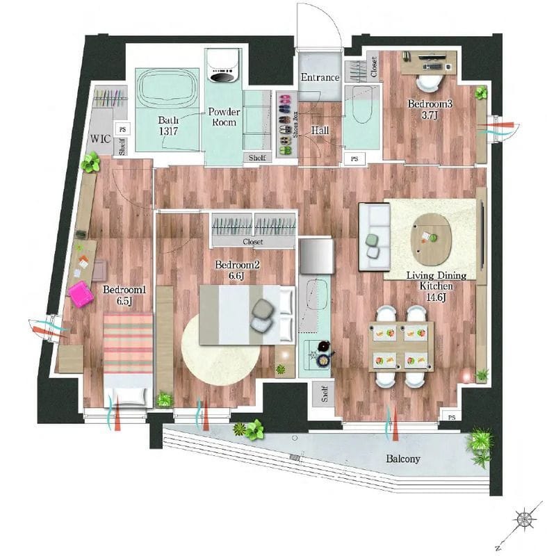 デュオフラッツ板橋大山 401