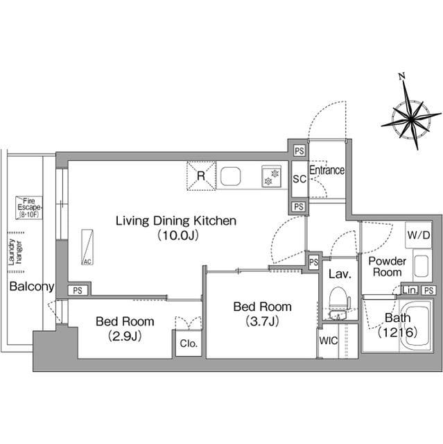 コンフォリア・リヴ門前仲町EAST 0902
