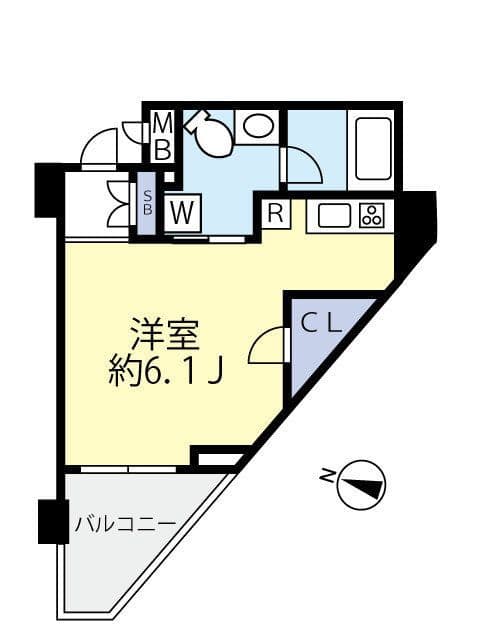 グランヴァン板橋本町Ⅱ 0207 間取り図