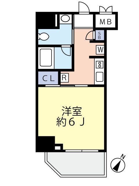 グランヴァン板橋本町Ⅱ 0404 間取り図