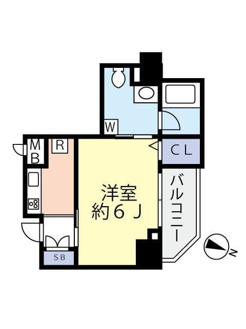 グランヴァン板橋本町Ⅱ 0901 間取り図