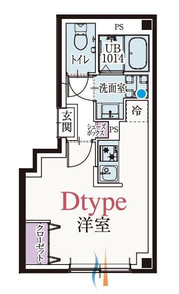 b’CASA川口青木 302 間取り図