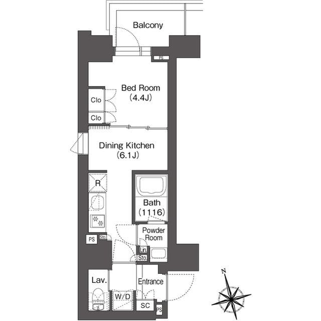 ミリアレジデンス浅草駒形 1201