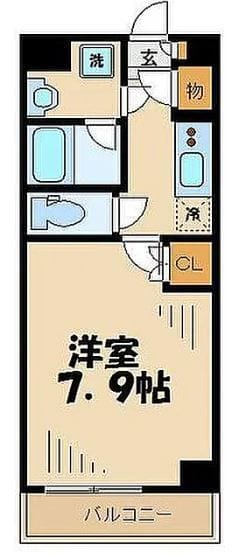 プレール・ドゥーク千歳烏山 102 間取り図