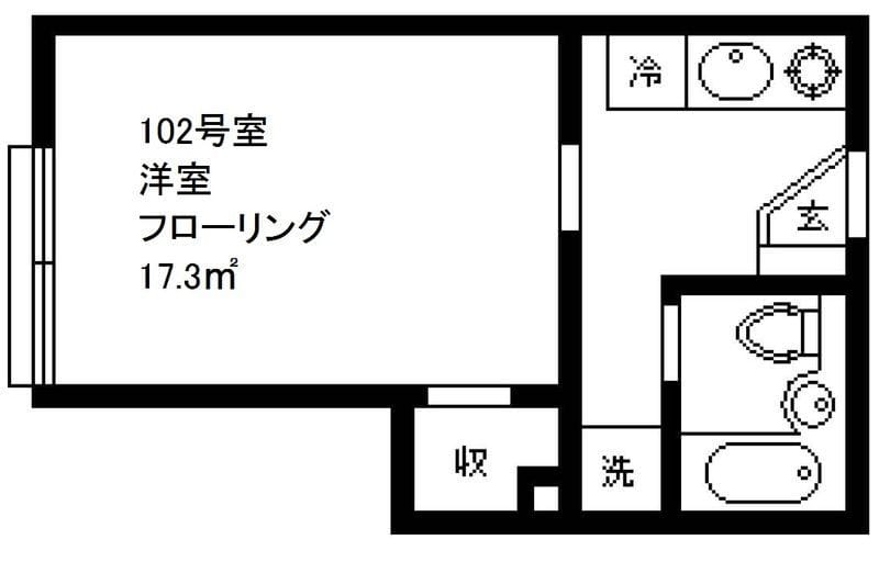 フラットK柿の木坂 102