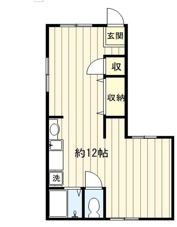 日暮里中央ハウス 102 間取り図