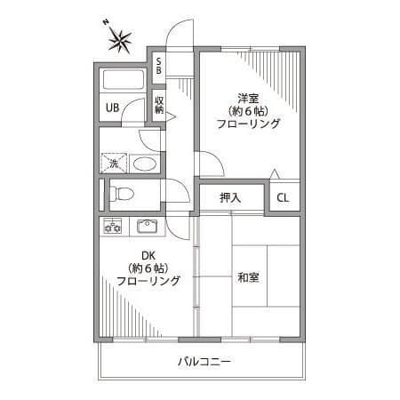 ファインコート西つつじヶ丘 203 間取り図