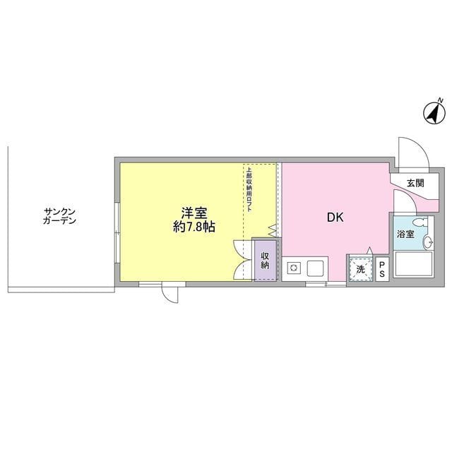 ヴィラすくも 0202 間取り図