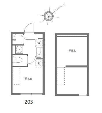 ハーモニーテラス志村 0203