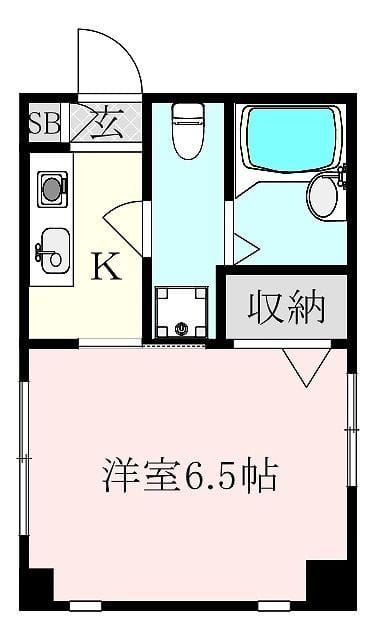 住むネット不動前 301 間取り図