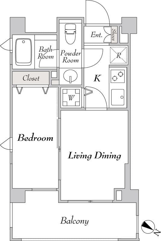 ミリアレジデンス洗足 208