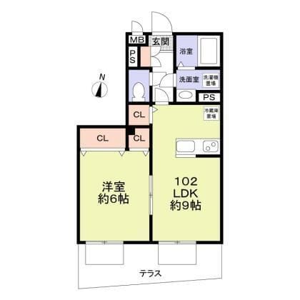 ブライトンテラス荻窪 102 間取り図