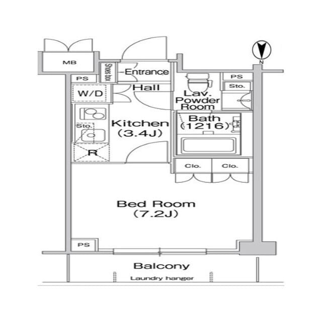 コンフォリア駒場 0108 間取り図