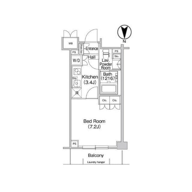 コンフォリア駒場 0114 間取り図