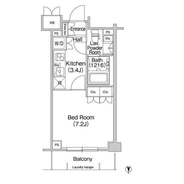 コンフォリア駒場 0118 間取り図