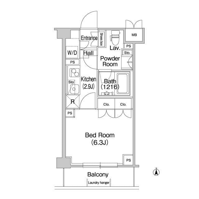 コンフォリア駒場 0122 間取り図