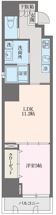 オーキッドレジデンス秋葉原 1002 間取り図