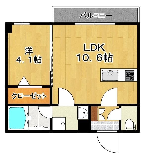22−アベニュー 201 間取り図