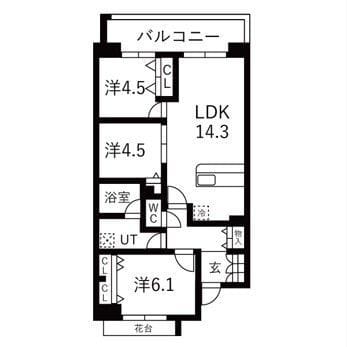 アクティ目黒駅前2号棟 101