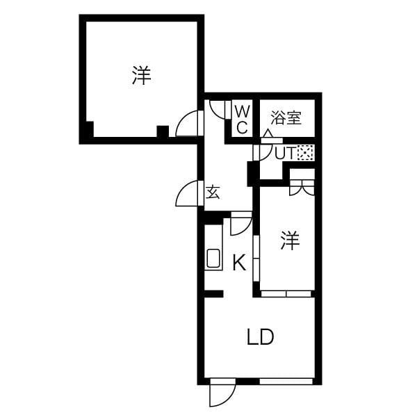 AZ代々木上原(旧称kinomori代々木上原) 103 間取り図