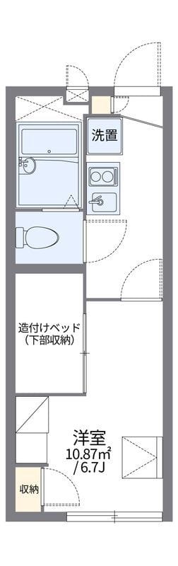 レオパレス清海 101 間取り図