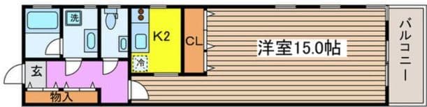 月村マンション№29 203 間取り図