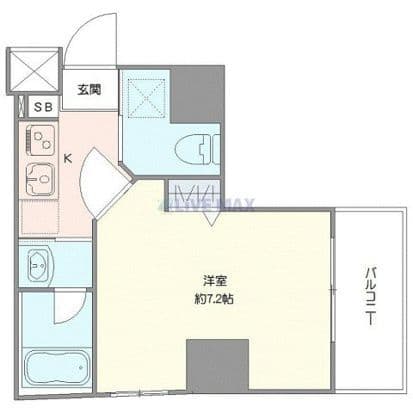 XEBEC門前仲町 401 間取り図