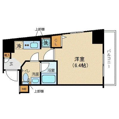 XEBEC門前仲町 803 間取り図