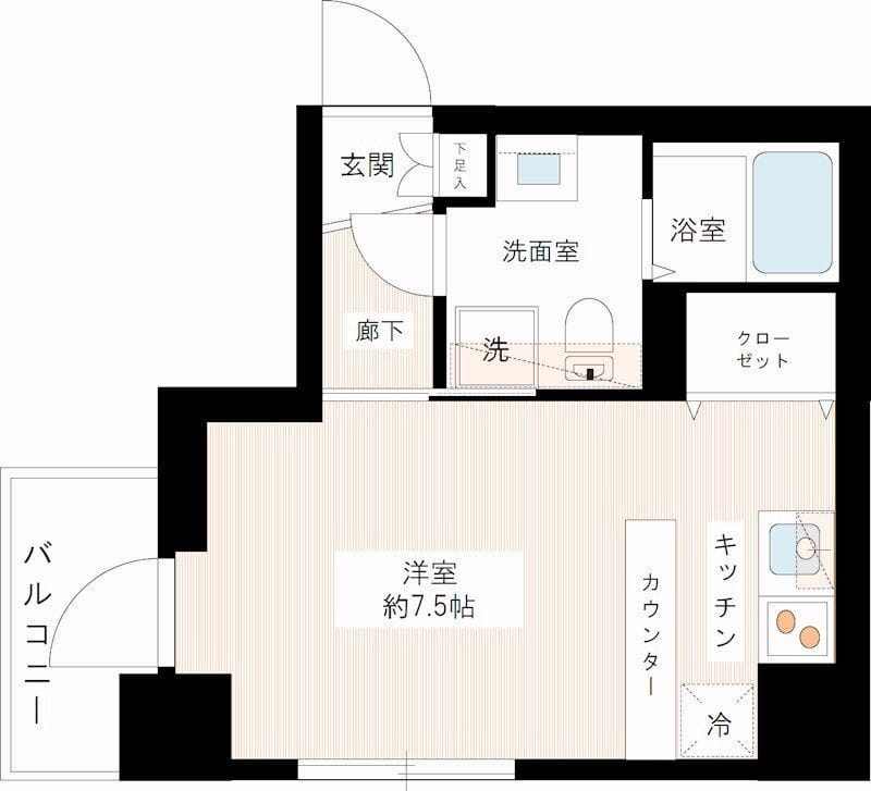 HY’s next 西巣鴨 503 間取り図
