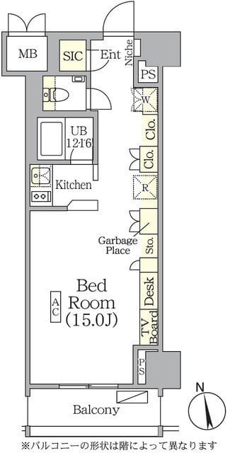 ザ・パークハビオ神楽坂レジデンスSouth 106
