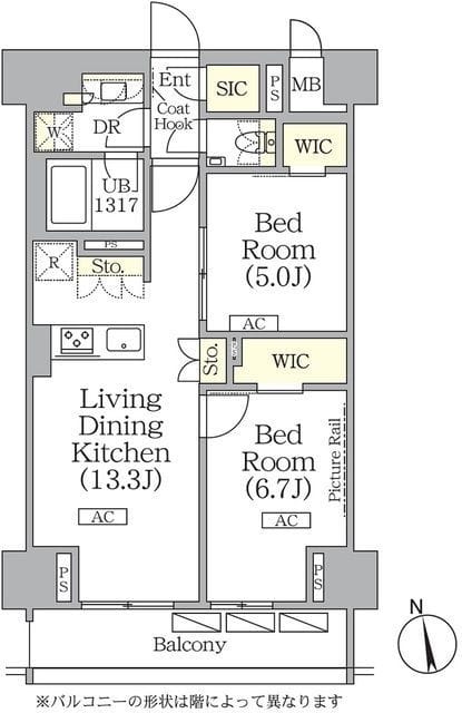 ザ・パークハビオ神楽坂レジデンスSouth 202