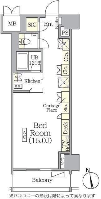 ザ・パークハビオ神楽坂レジデンスSouth 710