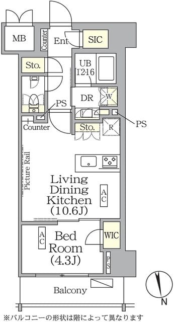 ザ・パークハビオ神楽坂レジデンスSouth 724