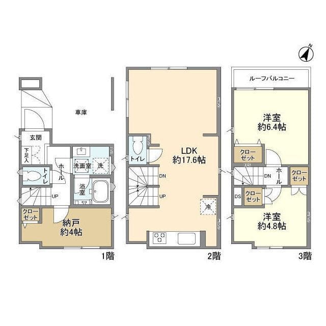 Kolet金町#16 23.3万円/入力なし/なし 間取り図