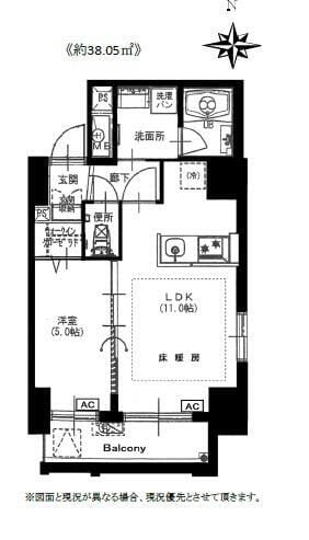 Casa Azabu Le Grand(カーサ麻布 ル・グラン) 402 間取り図
