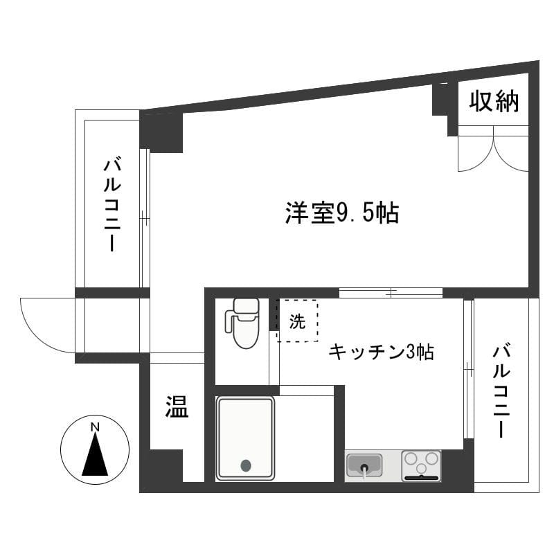 第2エントピアコート 403 間取り図