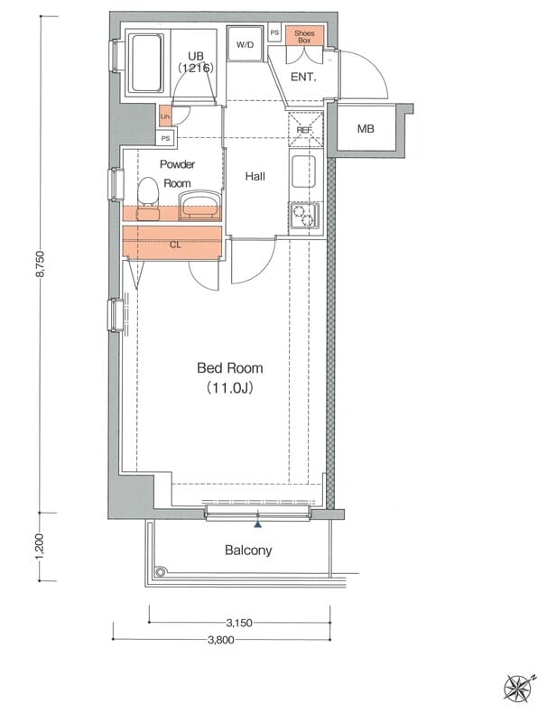エストゥルースプラス東神奈川 205
