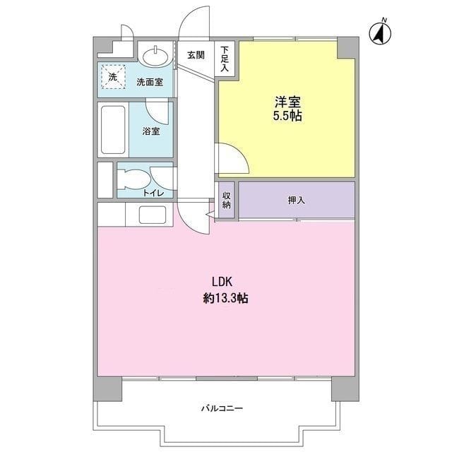 サンコール青葉台 306 間取り図