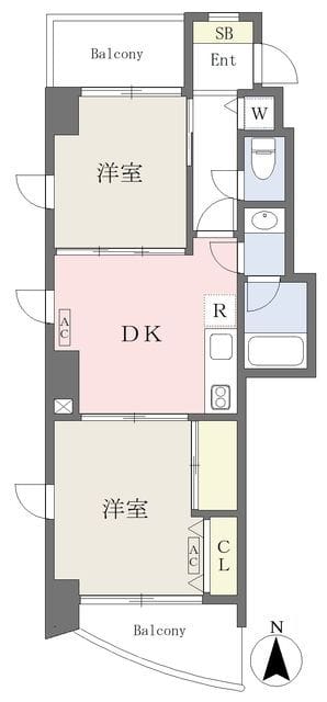 アルル赤羽 205 間取り図