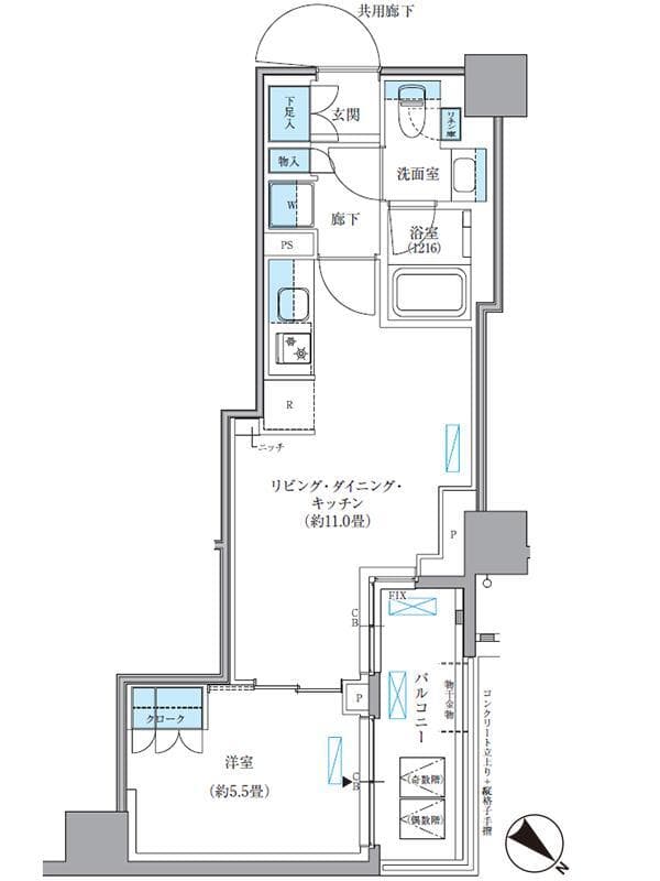 パークアクシス東日本橋 1105